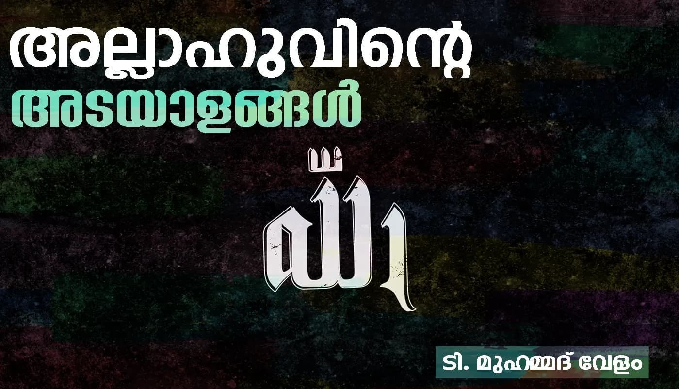അല്ലാഹുവിന്റെ അടയാളങ്ങള്- ടി. മുഹമ്മദ് വേളം