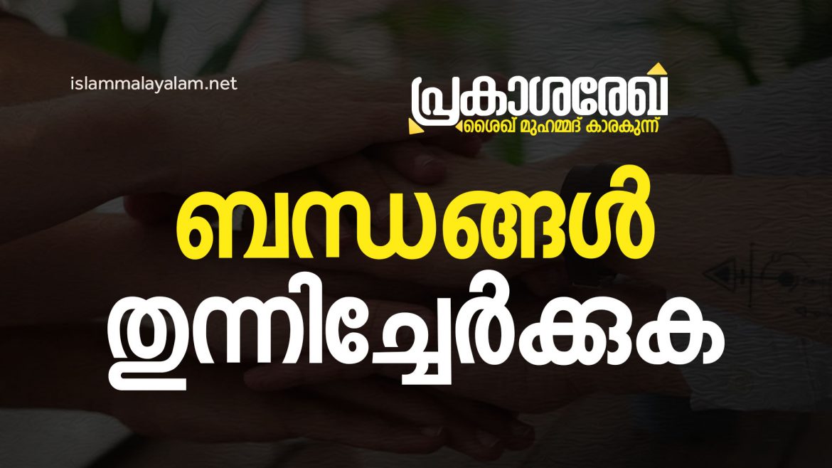 ബന്ധങ്ങൾ തുന്നിച്ചേർക്കുക | പ്രകാശ രേഖ